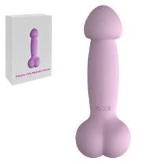 tumblr Customizable 5.12'' Pink Waterproof Rechargeable Silicone Cute Realistic Vibrator – 10 Modes