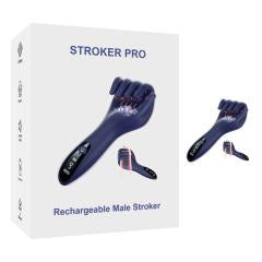 Futuristic Hand-Shaped Male Vibrator – 9-Speed Stroker with Digital Display, Magnetic Charging, Waterproof
