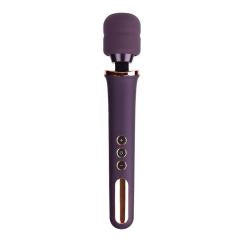 13.00" Dark Purple Rechargeable Silicone Wand Massager – 10 Vibrating Modes Powerful Full-Body Stimulation