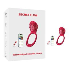 5.12'' Red Wearable Vibrating Panty Toy – 9 Modes, App-Controlled + Remote, Magnetic USB Rechargeable, Waterproof